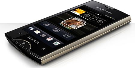 Sony Ericsson Xperia ray goud