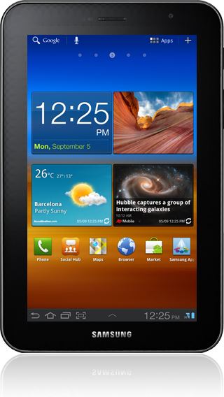 Samsung Galaxy Tab 7,0 inch / grijs, metallic / 16 GB / 3G