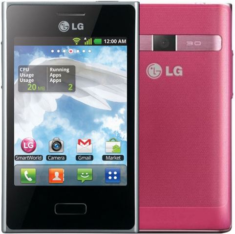 LG Optimus L3 1,1 GB / roze