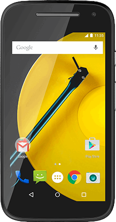 Motorola Moto E 8 GB / zwart
