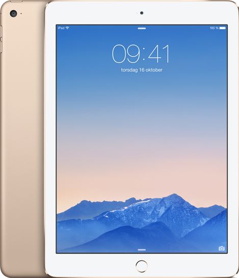 Apple iPad Air 2 2014 24,6 inch / goud / 128 GB