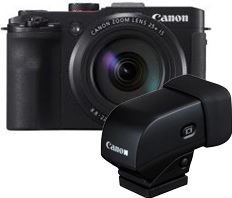 Canon Powershot G3 X + EVF-DC1 digitale zoeker