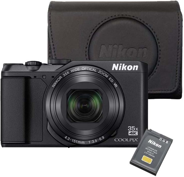 Nikon Coolpix A900 zwart + Tas en Accu