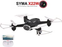 SYMA X 22 W FPV live Camera Drone app control functie zwart