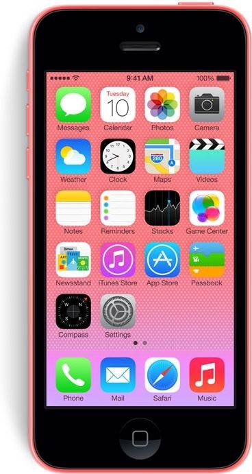 FORZA refurbished Apple iPhone 5C Roze 32gb - B grade 32 GB / roze / refurbished