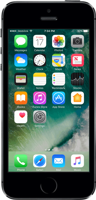 Renewd Apple iPhone 5S refurbished door 2ND - 16GB Spacegrijs 16 GB / space gray / refurbished