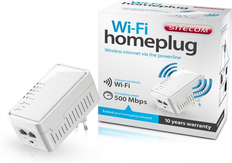 Sitecom LN-554 Wi-Fi Homeplug 500 Mbps 1 Pack