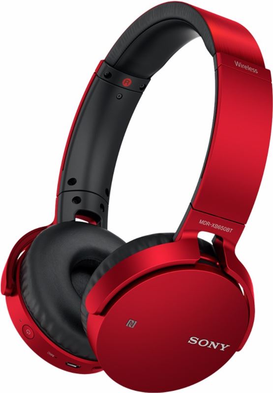 Sony MDRXB650BT rood