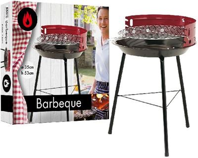 ffShoppen Bbq Barbecue 3 poot D 35cm zwart, rood | Prijzen Barbecue vergelijken en kopen | Kieskeurig.nl