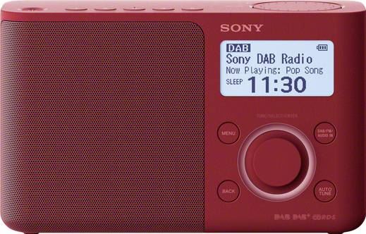 Sony XDR-S61D rood