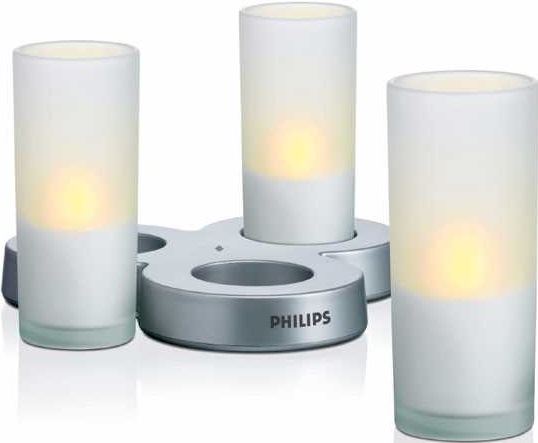 Philips Accents CandleLights 3L set clear LED Table lamp