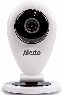 Alecto WiFi IP-camera DVC-105IP Geschikt voor App: Ja wit
