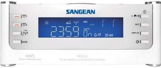 Sangean AM/FM/Aux Atomic Clock Radio