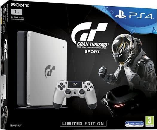 Sony PlayStation 4 Limited Edition Gran Turismo Sport console - 1TB - PS4 1TB / zilver