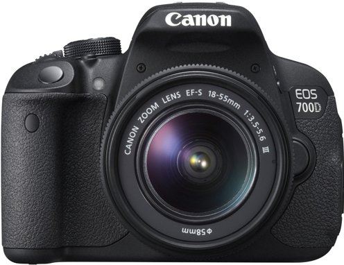 Canon EOS 700D + EF-S 18-55mm III zwart