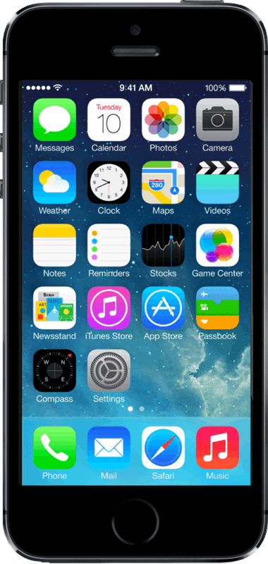 FORZA refurbished Apple iPhone 5S Zwart 16gb - A grade 16 GB / zwart / refurbished