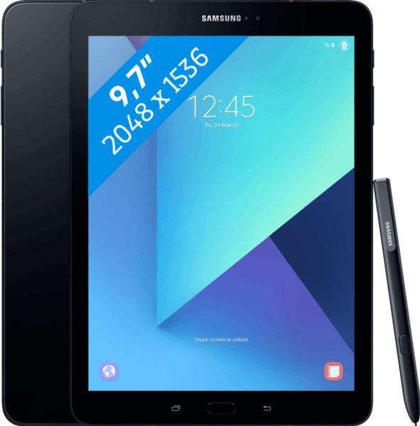 Samsung Galaxy Tab S3 Wifi Zwart Pro Pack