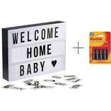 Blokker RRJ LED Lightbox A4 - Inclusief 85 Letters & Symbolen ... Blokker RRJ LED Lightbox A4 - Inclusief 85 Letters & Symbolen ...