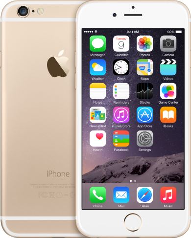FORZA refurbished Apple iPhone 6 Goud 64GB - B grade 64 GB / grijs / refurbished