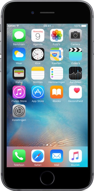 FORZA refurbished Apple iPhone 6S 16GB Zwart - A grade 16 GB / zwart, grijs / refurbished