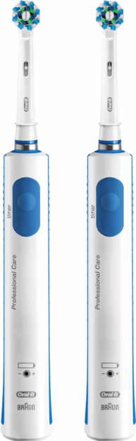 Oral-B PRO 690 wit, blauw / duo pack