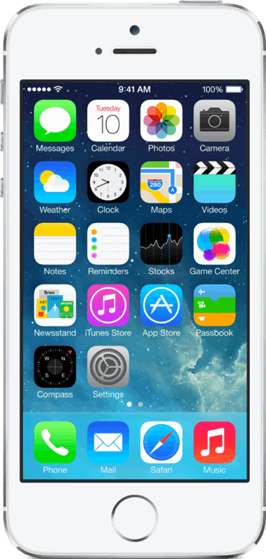 FORZA refurbished Apple iPhone 5S Wit 16gb - 4 sterren 16 GB / wit / refurbished