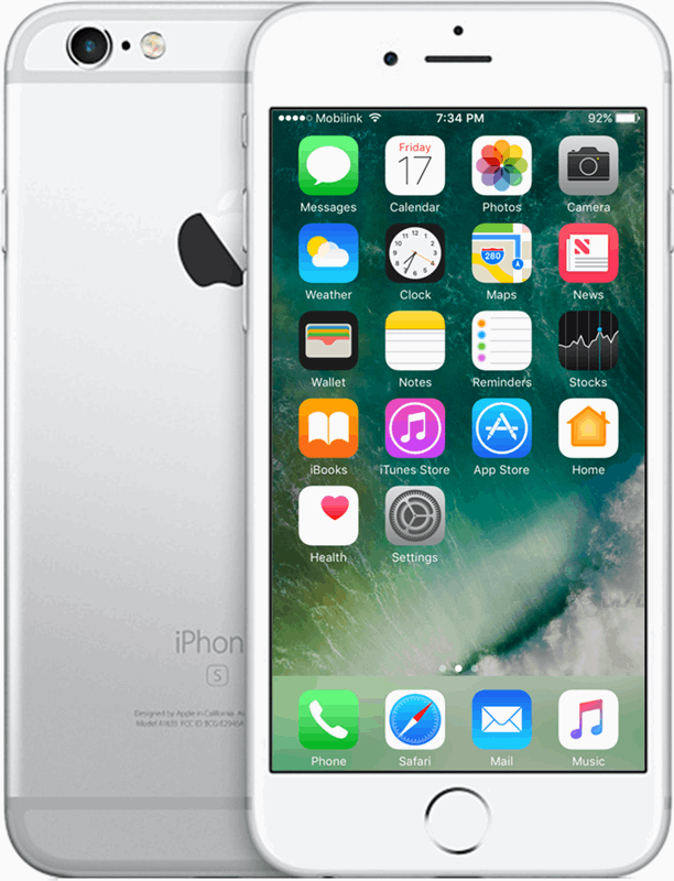 Renewd iPhone 6S Plus Zilver 128GB 128 GB / zilver / refurbished