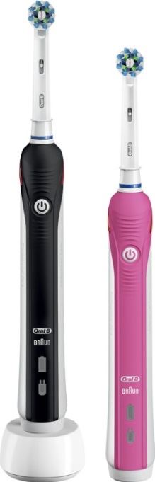 Moreel Knuppel Zij zijn Oral-B Pro 2950 Duo zwart, roze / duo pack Elektrische tandenborstel kopen?  | Kieskeurig.nl | helpt je kiezen