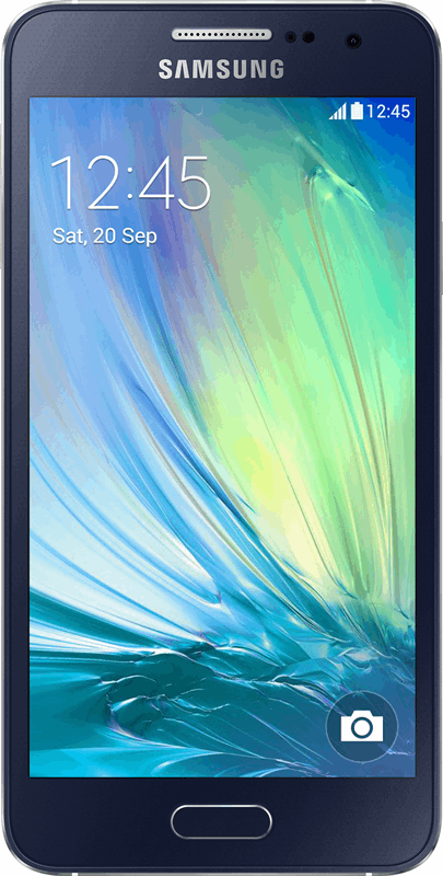 Samsung Galaxy A3 16 GB / zwart / (dualsim)