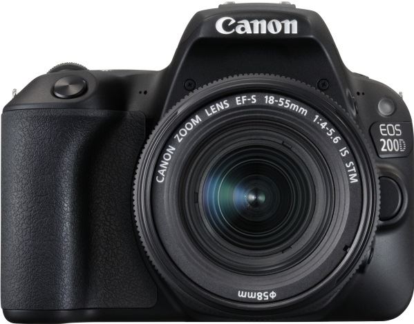 Canon EOS 200D + EF-S 18-55mm 4.0-5.6 IS STM zwart
