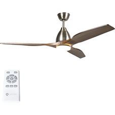 QAZQA CF Levant Plafond ventilator met lamp 1 lichts à 1300 mm bruin ... QAZQA CF Levant Plafond ventilator met lamp 1 lichts à 1300 mm bruin ...