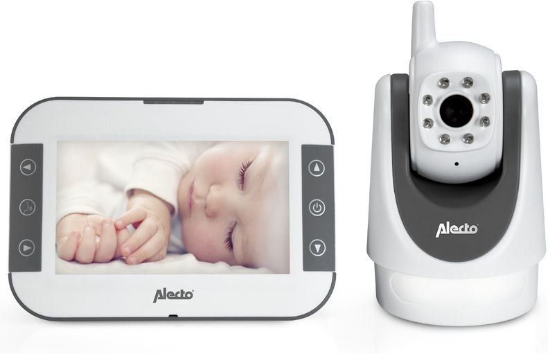 Alecto DVM-525 babyfoon met camera en 5.1 kleurenscherm Wit/blauw