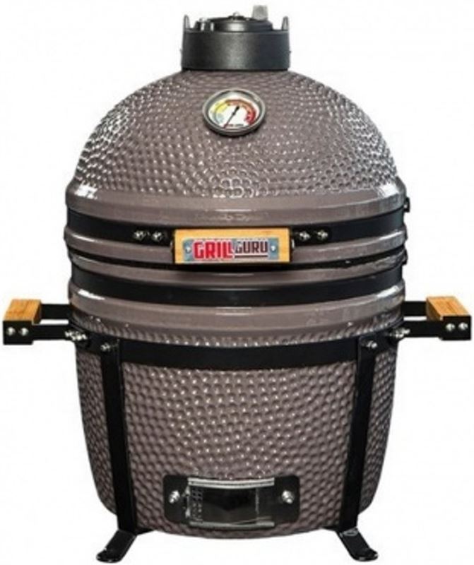 Grill Guru Classic Compact houtskool barbecue / grijs / rond