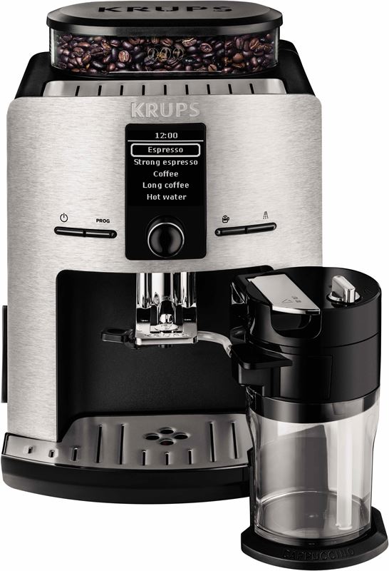 Krups Volautomatische Espressomachine LattEspress RVS EA829D rvs