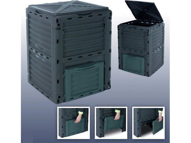 Maxxtools Compostvat compostbak pvc 80x65x65cm - 300 liter