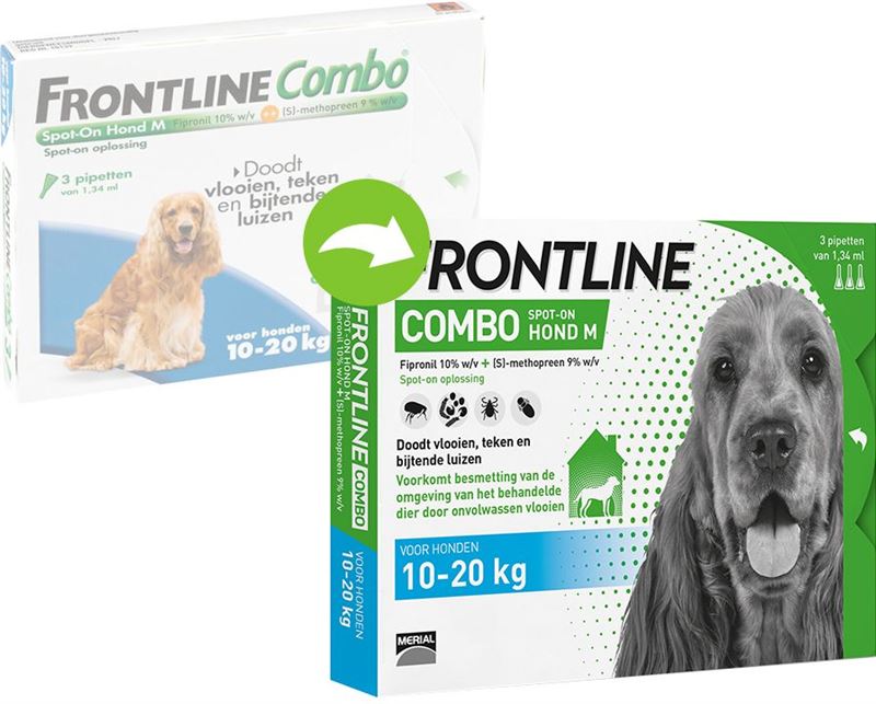 Beschikbaar Nietje Observatorium Frontline Combo Hond M 3st | Prijzen vergelijken | Kieskeurig.nl