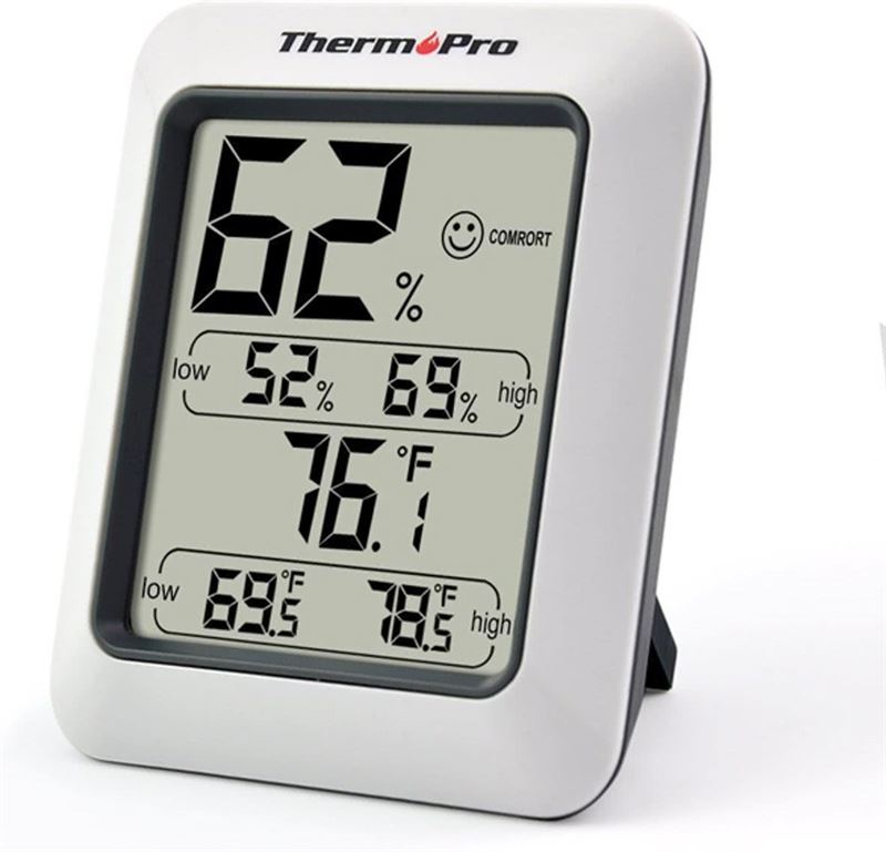 Thermo Pro Digitale Thermometer voor binnen met Vochtigheidsmeter - Hygrometer Digitaal - Wit | Prijzen | Kieskeurig.nl