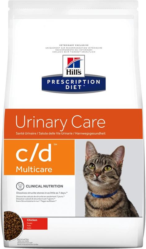 Hill's Prescription Diet CD Multicare kat chicken Droge brokjes 10 kg