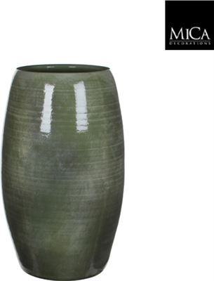 nieuwigheid emulsie Pacifische eilanden Mica Decorations Lester Vaas Terracotta Rond Groen - 50 x Ø30 cm | Prijzen  vergelijken | Kieskeurig.nl