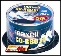 Maxell CD-R 700MB 80min XL 52x Spindle 10pk 700MB 10stuk(s) Spindle 10-Pack