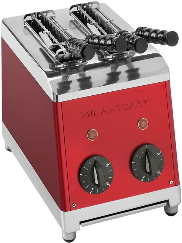 Milan Toast Milan Toast Tosti Apparaat 2tangs Rood Tostiijzer kopen