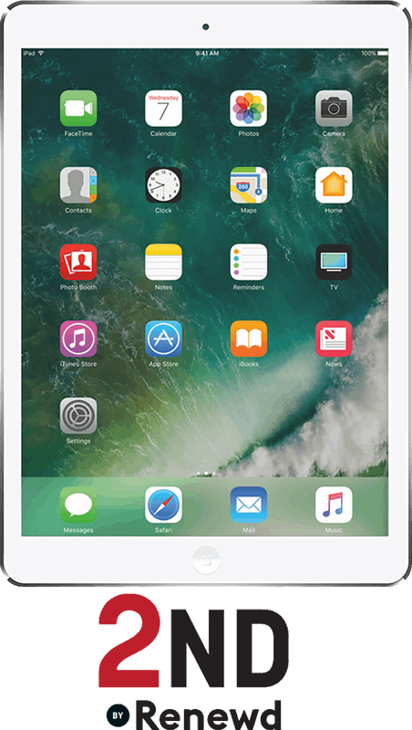 Renewd Apple iPad Air 1 Wifi refurbished door 2ND - 32GB Zilver 9,7 inch / zilver / 32 GB