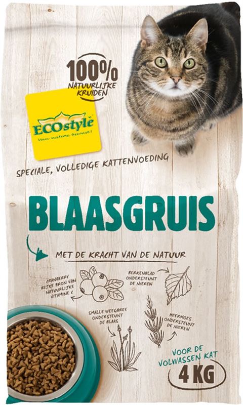dealer voordeel Knorrig ECOSTYLE Blaasgruis kattenbrokken 4 KG | Prijzen vergelijken | Kieskeurig.nl