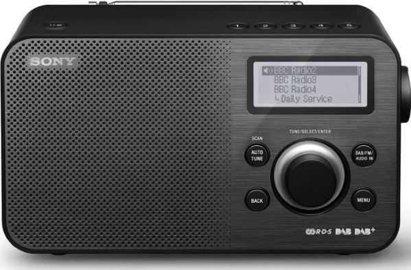 Sony XDR-S60 DAB+/DAB/FM digitale radio zwart