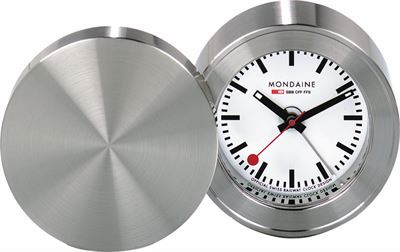 weten plug Majestueus Mondaine MSM.64410 Travel Alarm Clock - Reiswekker - Metaal - Zilverkleurig  - Ã˜ 50 mm wekker kopen? | Kieskeurig.nl | helpt je kiezen