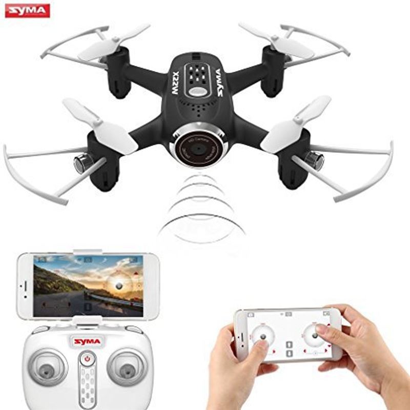 Junior tint Ziekte SYMA X22W mini drone met WiFi FPV 720p camera en mobiel besturing  systeem-Black | Prijzen vergelijken | Kieskeurig.nl