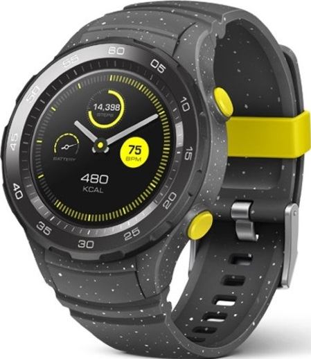 Huawei Watch 2 zwart, grijs / M|L