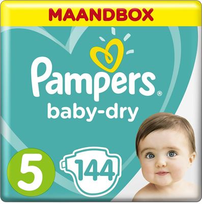 Onophoudelijk fontein Verwaarlozing Pampers Baby Dry Luiers Maat 5 11-16 kg 144 stuks baby/peuter (overig)  kopen? | Kieskeurig.nl | helpt je kiezen