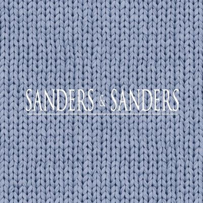 Ongekend Sanders & Sanders behang HD vlies behang breisel grijs blauw DZ-65