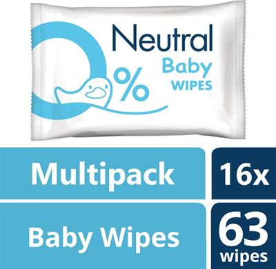 Neutral 0% Parfumvrij Baby 16 x stuks - Baby Billendoekjes - Voordeelverpakking baby/peuter (overig) kopen? | Kieskeurig.nl | helpt je kiezen